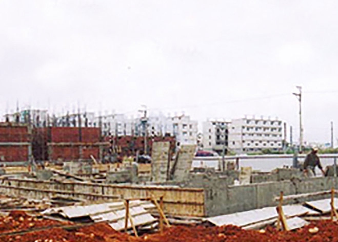 SSNRC 鋼骨結構 STEP 1 基礎施工